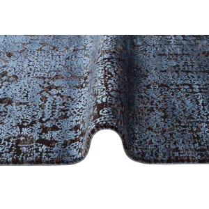 Cordoba Db 04 Antrasit Navy Parlak Yüksek Alçak Dokulu Modern Makine Halısı