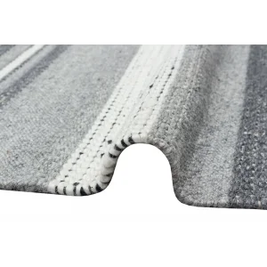 Jade Jd 05 Grey Naturel Kazak Örgü Desenli El Dokuma Örgü Halı