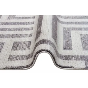 LUGANO HALI 0174 Art Deco Modern Bordürlü Yüksek Kalite Sık Dokuma Salon Halısı