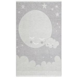 NOA BABY HALI 0003 Yıkanabilir Çift Taraflı Yumuşak Dokulu İnce Çocuk-Bebek Odası Halısı