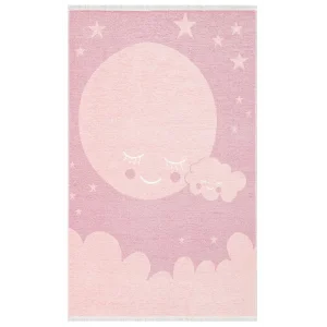 NOA BABY HALI 0007 Yıkanabilir Çift Taraflı Yumuşak Dokulu İnce Çocuk-Bebek Odası Halısı