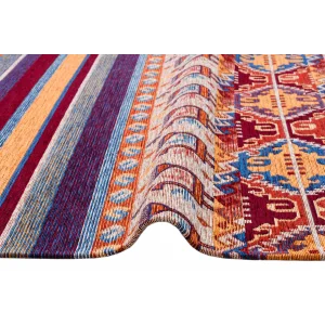 SMART HALI 0686 Kolay Kullanımlı Çok Renkli Modern İnce Dokuma Halı