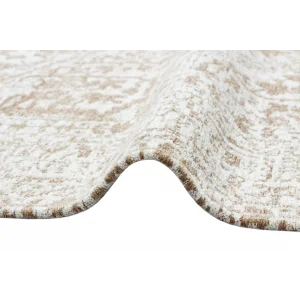 TOLEDO HALI 0014 Hav Toz Vermez Antibakteriyel Vintage Desenli Yıkanabilir İnce Dokuma Halı