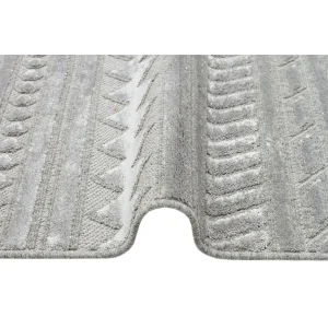 ZENITH HALI 0048 Yüksek Alçak Dokulu Naturel Yün ve Viskon Modern Dokuma Halı