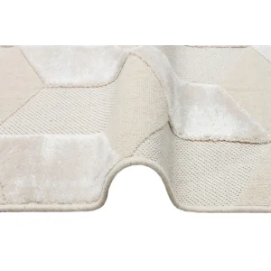 ZENITH HALI 0096 Yüksek Alçak Dokulu Naturel Yün ve Viskon Modern Dokuma Halı