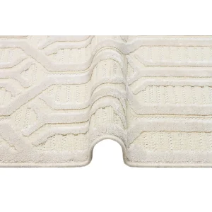 ZENITH HALI 0107 Yüksek Alçak Dokulu Naturel Yün ve Viskon Modern Dokuma Halı