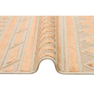 ZENITH DYED HALI 0115 Yüksek Alçak Dokulu Naturel Yün ve Viskon Modern Dokuma Halı