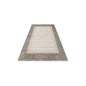 LISBON HALI 0059 Parlak Dokulu Modern Desenli Renkli Metalik Işıltılı Makine Halısı