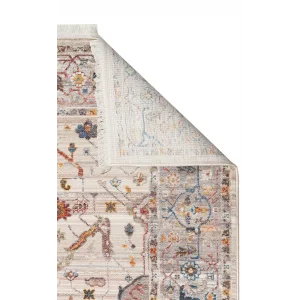 PIETRA HALI 0009 Sıcak Renk Tonlu Etnik Desenli Yumuşak Dokulu Makine Halısı