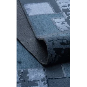 TORINO HALI 0068 Sık Dokuma Dökümlü Yere Oturan Hav Toz Vermez Yıkanabilir Kaymaz Tabanlı Modern Halı