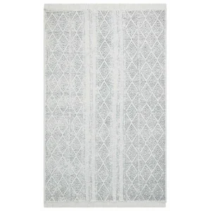 Arya Ar 01 Grey %100 Geri Dönüşümlü Pamuktan Çift Taraflı Yıkanabilir Modern Dekoratif Kilim