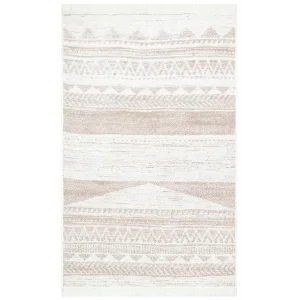 Arya Ar 06 Natural %100 Geri Dönüşümlü Pamuktan Çift Taraflı Yıkanabilir Modern Dekoratif Kilim