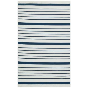 Arya Ar 14 Marine %100 Geri Dönüşümlü Pamuktan Çift Taraflı Yıkanabilir Modern Dekoratif Kilim