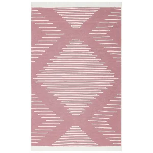 Arya Ar 15 Pink %100 Geri Dönüşümlü Pamuktan Çift Taraflı Yıkanabilir Modern Dekoratif Kilim