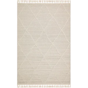 Soho Sh 02 Beige Hav Vermeyen Özel Ipler Ile Üretilen Etnik Örgü Desenlere Sahip Makine Halısı