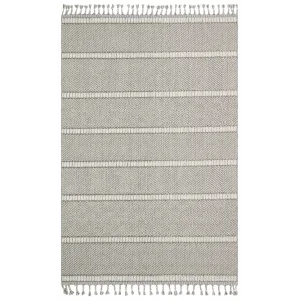 Soho Sh 07 Grey Ivory Hav Vermeyen Özel Ipler Ile Üretilen Etnik Örgü Desenlere Sahip Makine Halısı