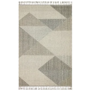 Soho Sh 08 Grey Multy Hav Vermeyen Özel Ipler Ile Üretilen Etnik Örgü Desenlere Sahip Makine Halısı