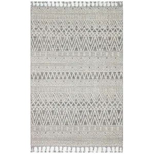 Soho Sh 14 Grey Hav Vermeyen Özel Ipler Ile Üretilen Etnik Örgü Desenlere Sahip Makine Halısı
