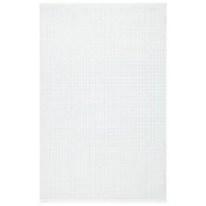 Fors 605 Beyaz Makinede Yıkanabilen Kaymaz Tabanlı İnce Makine Halısı