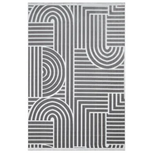 Fors 604 Antrasit Makinede Yıkanabilen Kaymaz Tabanlı İnce Makine Halısı