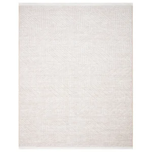 İnci 503 Bej Makinede Yıkanabilen Kaymaz Tabanlı İskandinav Desenli Makine Halısı