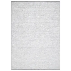 İnci 506 Gri Makinede Yıkanabilen Kaymaz Tabanlı İskandinav Desenli Makine Halısı