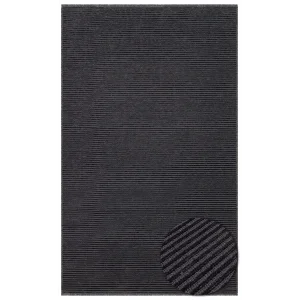 Ada Plain Grey Yüksek Alçak Dokulu Hav Toz Vermez Kolay Kullanımlı Yıkanabilir Kaymaz Kilim