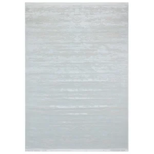 Allegro 1060 Beyaz Dekoratif Modern Kaymaz Tabanlı Makine Halısı ✄