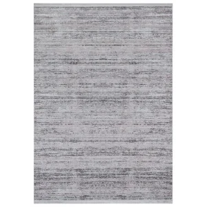 Allegro 1061 Açık Gri Dekoratif Modern Kaymaz Tabanlı Makine Halısı ✄