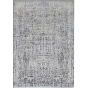 Allegro Soft 2986 Gri Dekoratif Modern Kaymaz Tabanlı Makine Halısı