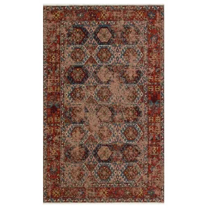 Anadolu 03 Multy Antik Desenli Yıkanabilir Kaymaz Tabanlı Etnik Kilim