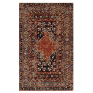 Anadolu 04 Multy Antik Desenli Yıkanabilir Kaymaz Tabanlı Etnik Kilim