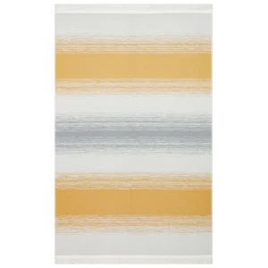 Arya Craft ARC 03 Grey Yellow Hav Toz Vermez Yıkanabilir Modern Desenli Dokuma Kilim