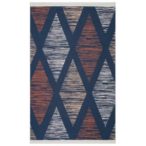 Arya Ar 38 Multy  %100 Geri Dönüşümlü Pamuktan Çift Taraflı Yıkanabilir Modern Dekoratif Kilim