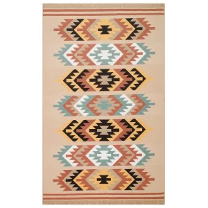 Arya Ar 39 Multy %100 Geri Dönüşümlü Pamuktan Çift Taraflı Yıkanabilir Modern Dekoratif Kilim