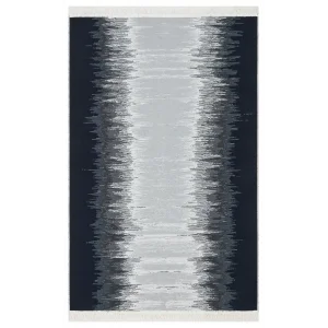 Arya Ar 40 Black White %100 Geri Dönüşümlü Pamuktan Çift Taraflı Yıkanabilir Modern Dekoratif Kilim