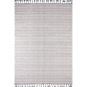 Astra 19457D Gri Bukle Tekniğiyle Üretilmiş Modern Makine Halısı