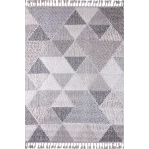 Astra 19788A Gri Bukle Tekniğiyle Üretilmiş Modern Makine Halısı