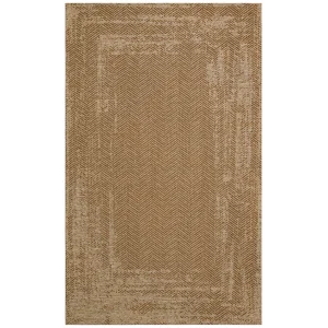 Brooklyn 04 Natural Beıge Hasır Görünümlü Kaymaz Renkli Dokuma Modern Kilim