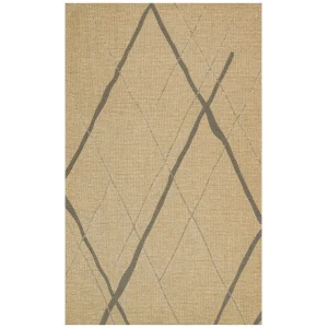 Brooklyn Brk 05 Natural Grey Hasır Görünümlü Kaymaz Renkli Dokuma Modern Kilim