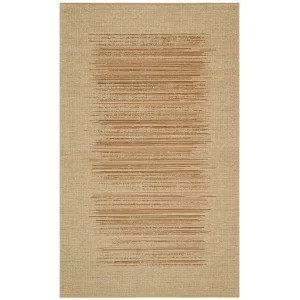 Brooklyn Brk 02 Natural Beıge Hasır Görünümlü Kaymaz Renkli Dokuma Modern Kilim