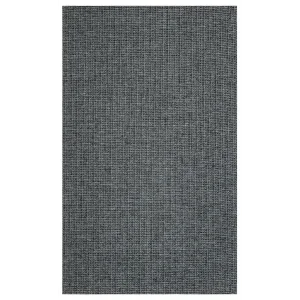 Brookyn Brk 01 Antrasit Sılver Hasır Görünümlü Kaymaz Renkli Dokuma Modern Kilim