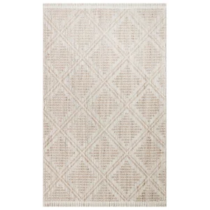 Cozy CZY 03 Grey Beige Hav Toz Vermez Modern Örgü Dokuma Makine Halısı