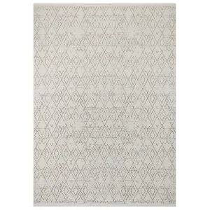 Diva 5003 Vizon Dekoratif Modern Kaymaz Tabanlı Makine Halısı