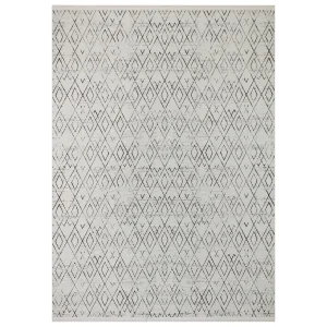 Diva 5005 Siyah Dekoratif Modern Kaymaz Tabanlı Makine Halısı