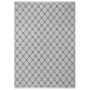 Diva 5007 Gri Dekoratif Modern Kaymaz Tabanlı Makine Halısı