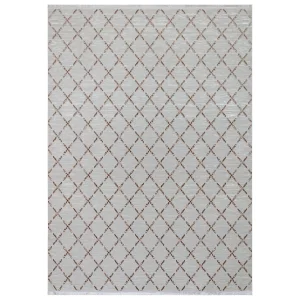 Diva 5008 Vizon Dekoratif Modern Kaymaz Tabanlı Makine Halısı