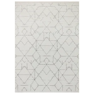 Diva 5013 Gri Dekoratif Modern Kaymaz Tabanlı Makine Halısı