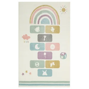 Eko Kids KDS 25 Pastel Sek Sek Desenli Hav Toz Vermez Çocuk Halısı