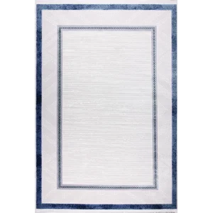 Elit 29158A Gri Mavi Akrilik Makine Halısı